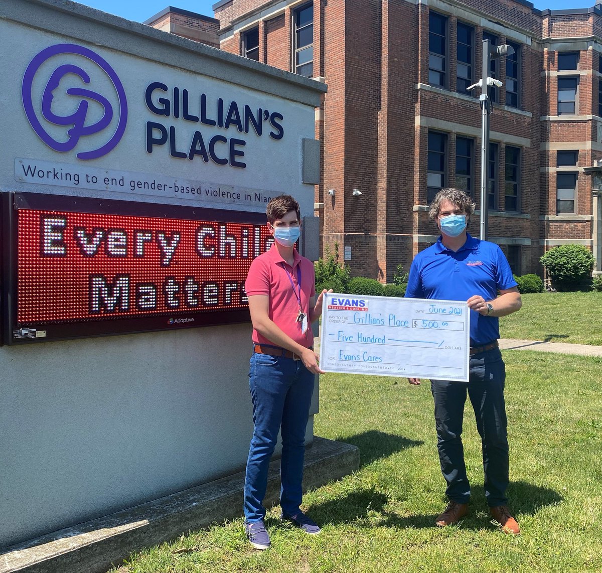 We're honoured to have the opportunity to partner with Gillian's Place in our Evans Cares program.  Gillian's Place does amazing work helping women and children who have experienced violence and abuse. 
#gilliansplace