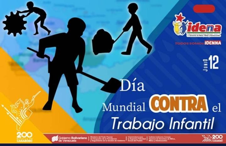 #Idenna rechaza cualquier forma de esclavitud, abuso o maltrato en contra de nuestros niños, niñas y adolescentes. La garantía de los derechos de la Patria Niña es nuestra bandera en el Día Mundial contra el Trabajo Infantil #TodosSomosIdenna #HeroesDeVerdad @FNNSimon @ZELara2019