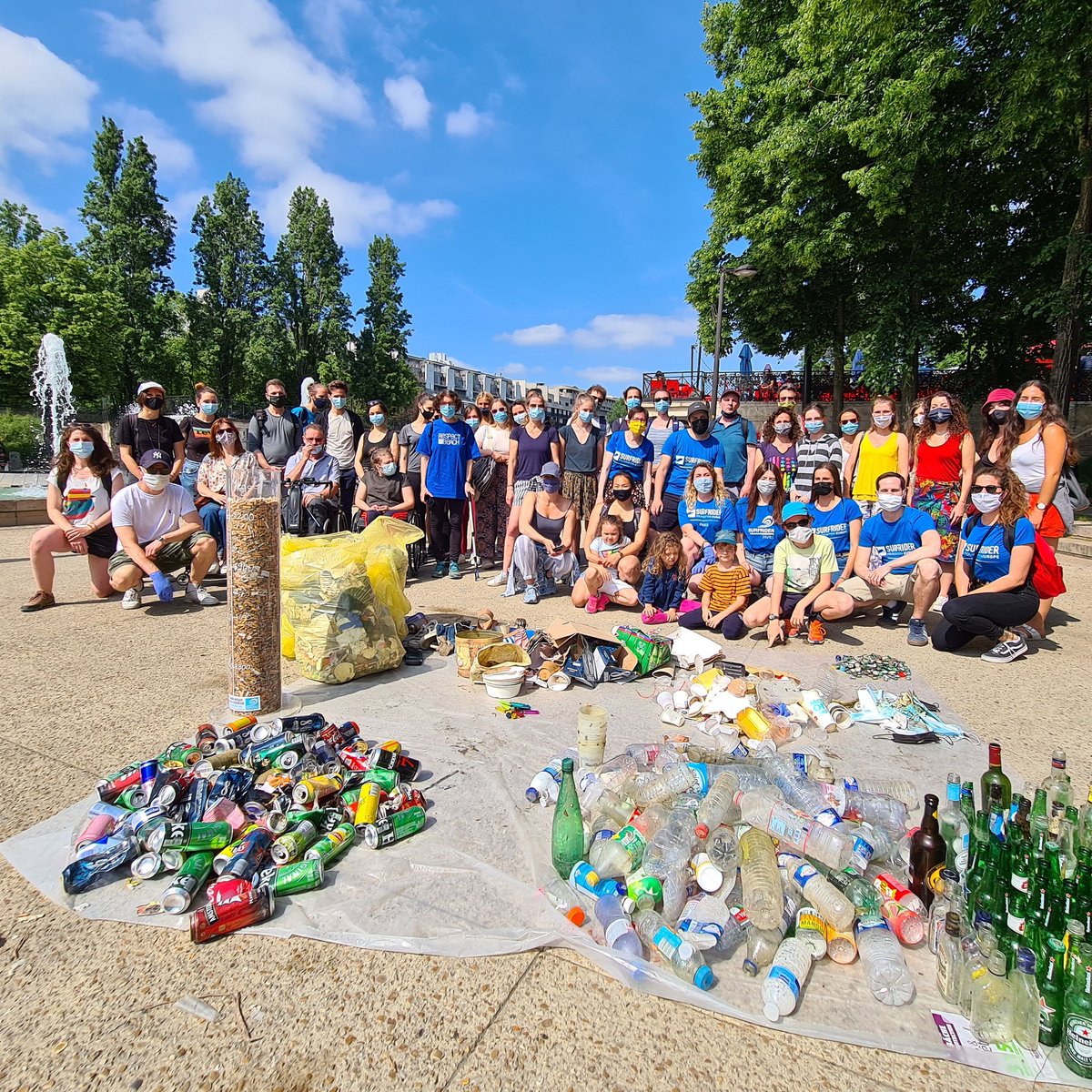 KanalienAsso's tweet photo. IO Surfrider 2021
De la bonne humeur, des collecteurs surmotivés, des @marindeaudoucefrance , des mégots, du plastique, du carton et encore tant d'autres choses . C'est ça une belle IO by @surfrider_paris !
🙏❤️🗑️🙏
#NoPlasticChallenge #zeroplastique #zerodechet #zeromegot https://t.co/iRjK1KpU45