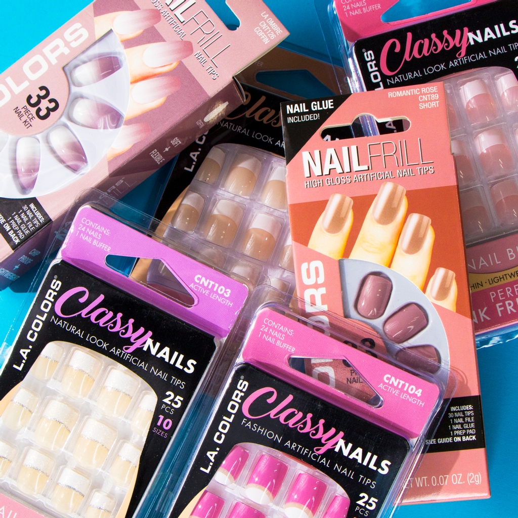 LAColorsusa's tweet photo. You can never have enough N _ _ _ S! 🤔 Nails, of course! 💅
Available at select @fivebelow stores
#LACOLORSCosmetics #LACOLORS #I❤️Makeup #Affordable #CrueltyFree #fivebelow #fivebelowhaul #fivebelowbeauty #Nailfie #Mani #Pedicure #PressOns #PressOnNails #NailTips https://t.co/IofvLXGFqJ