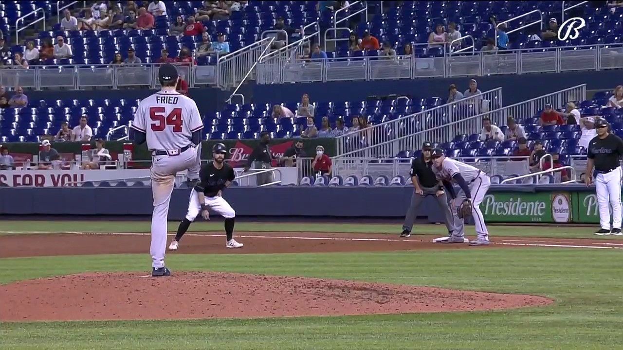 bally-sports-south-on-twitter-max-fried-s-pickoff-move-caught-him
