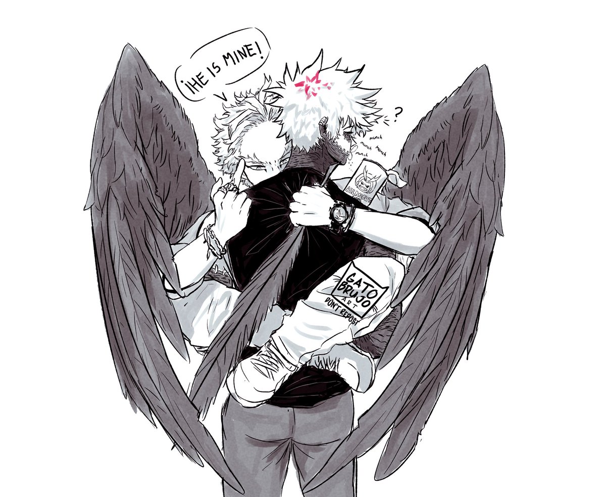 Hawks's wings end up #dabihawks #hotwings #dabi #hawks #keigotakami #b...