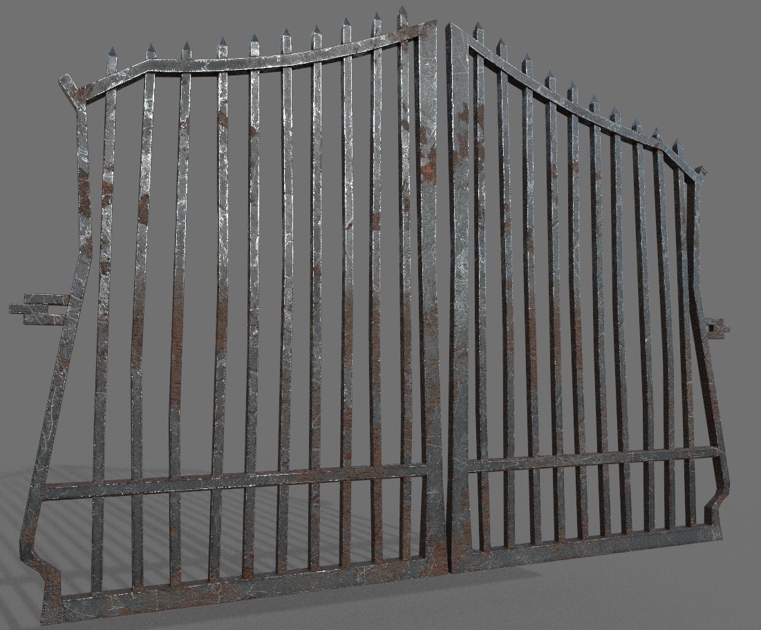 FakeBrainStudio's tweet image. Another w.i.p of a cemetery door #unity3d @unity3d @IndieDB @indiedino #3dmodel #wip #gamedev @EsGamedevBot