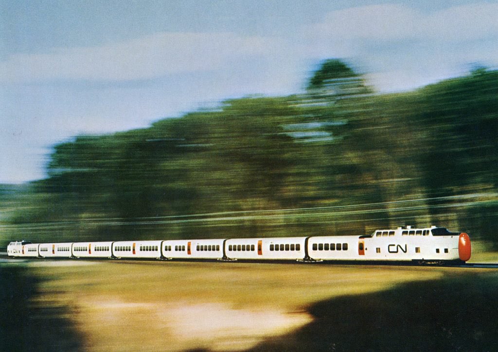 Trains are extremely important in today’s society and will continue to be so. So what will the train of the future look like? 
Photo(n.d.): CRHA/Exporail, Raymond Corley Fonds

exporail.org/en/exhibitions…

#ArtsEverywhereMW #rail #railroad #railway #MuseumWeek #MuseumWeek2021