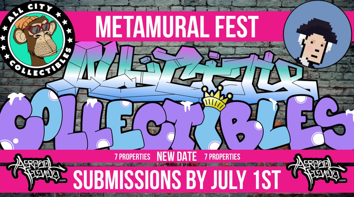 METAMURAL FEST: Seven properties in <a href="/cryptovoxels/">Voxels</a> will be getting a facelift for ONE WEEK during the metaverse’s FIRST EVER street art mural festival. 

<a href="/ACCollectibles/">Cam</a> x @CryptoKingD x <a href="/AerosolFiends/">𝕬𝖊𝖗𝖔𝖘𝖔𝖑 𝕱𝖎𝖊𝖓𝖉𝖘</a> 

#Cryptovoxels #VibesIsland #MetaMuralFest #CryptoArt 

🔥🔥🔥