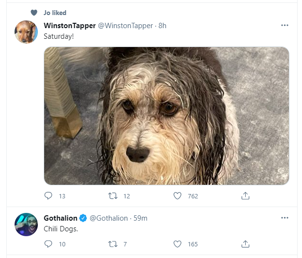 TailzHappy's tweet photo. @WinstonTapper Your post appeared in my feed like this :) https://t.co/IcxvxHvkXb