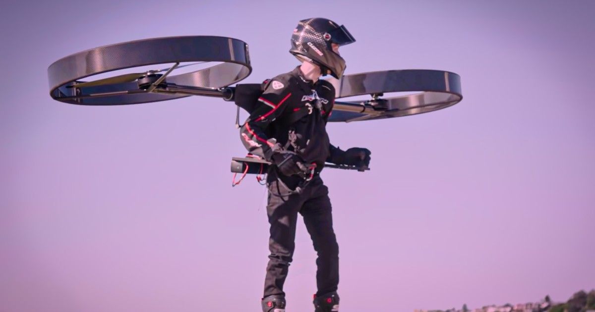 IEEETEC's tweet photo. Aussie #electric #Copterpack makes sensational first manned flight https://t.co/vgnE63Er0B https://t.co/4kB3SdfeHN