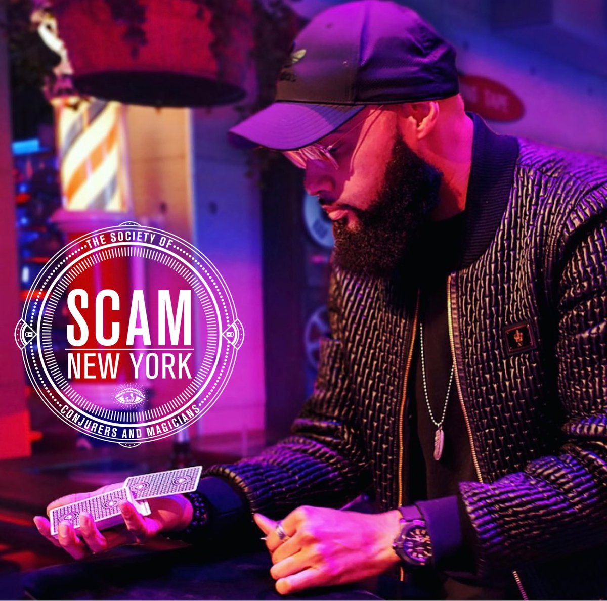 Ericjonesmagic's tweet photo. It’s going down tomorrow night! I am performing at @magicscam in NYC. There are still a few seats left available so, if you’re in the area let’s  Make Magic Great Again! 🤪

https://t.co/6uJWhpOpis https://t.co/ueNtzNB5ay
