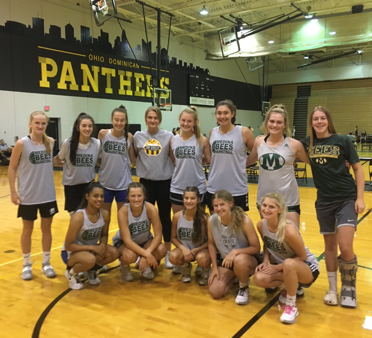 Thanks to <a href="/ODUPANTHERS_WBB/">Ohio Dominican University Women's Basketball</a> for hosting us today for a productive day of games &amp; overtime situations.  Got better as the day went along!  Closed out a very busy week of summer hoops w/ contributions from lots of players. Good job Bees!