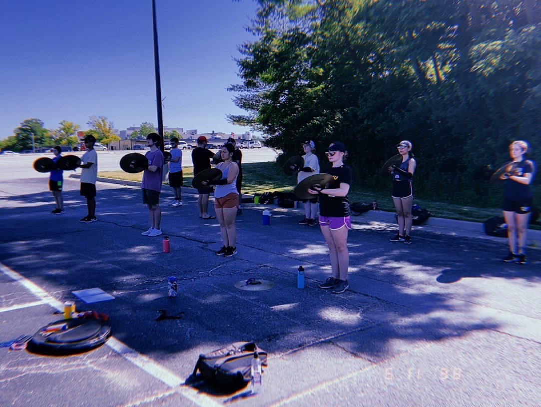 MizzouD's tweet photo. June Camp: ✅
Let’s get the #TastyBeats of #Band136 rolling!
•
(p.s. our theme is retro this year)
•
•
•
#mizzou #drumline #tigers #miz @marchingmizzou @mizzou https://t.co/CsB3xF54Bn