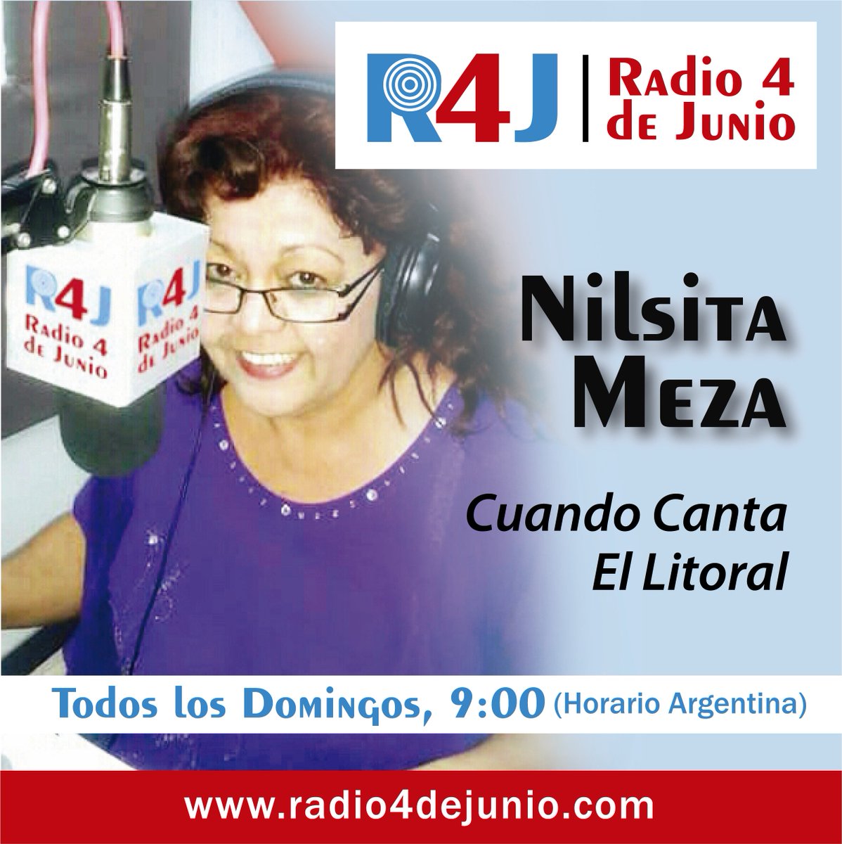 cadenaimperial's tweet photo. Desde las 9:00 (hora argentina), escucha Cuando Canta el Litoral (con la conducción de Nilsita Meza) por @radio4dejunio y @cadenaimperial: https://t.co/9yXdLi8pjr #nilsitamezadocentedelchamamé #programadeculto https://t.co/OvTOjUn6dm