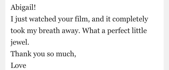 abigailwhitney_'s tweet photo. Thank You!! I am beyond grateful for all of the ❤️ my short film SEULE has received since yesterday's premiere! Here's a snippet below! Here's the link to watch SEULE: https://t.co/C9SXNS4CpK on-demand on @PaprikaFestival Youtube channel until June 18 as part of #Paprika20. https://t.co/GD8Qy5J18m