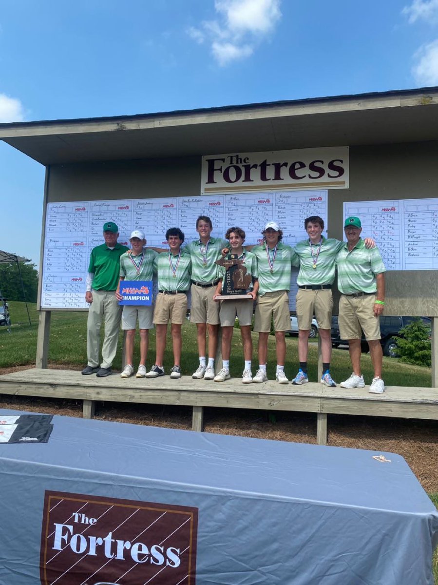GolfHackett's tweet image. Yeah we did that. AGAIN. State Champs.