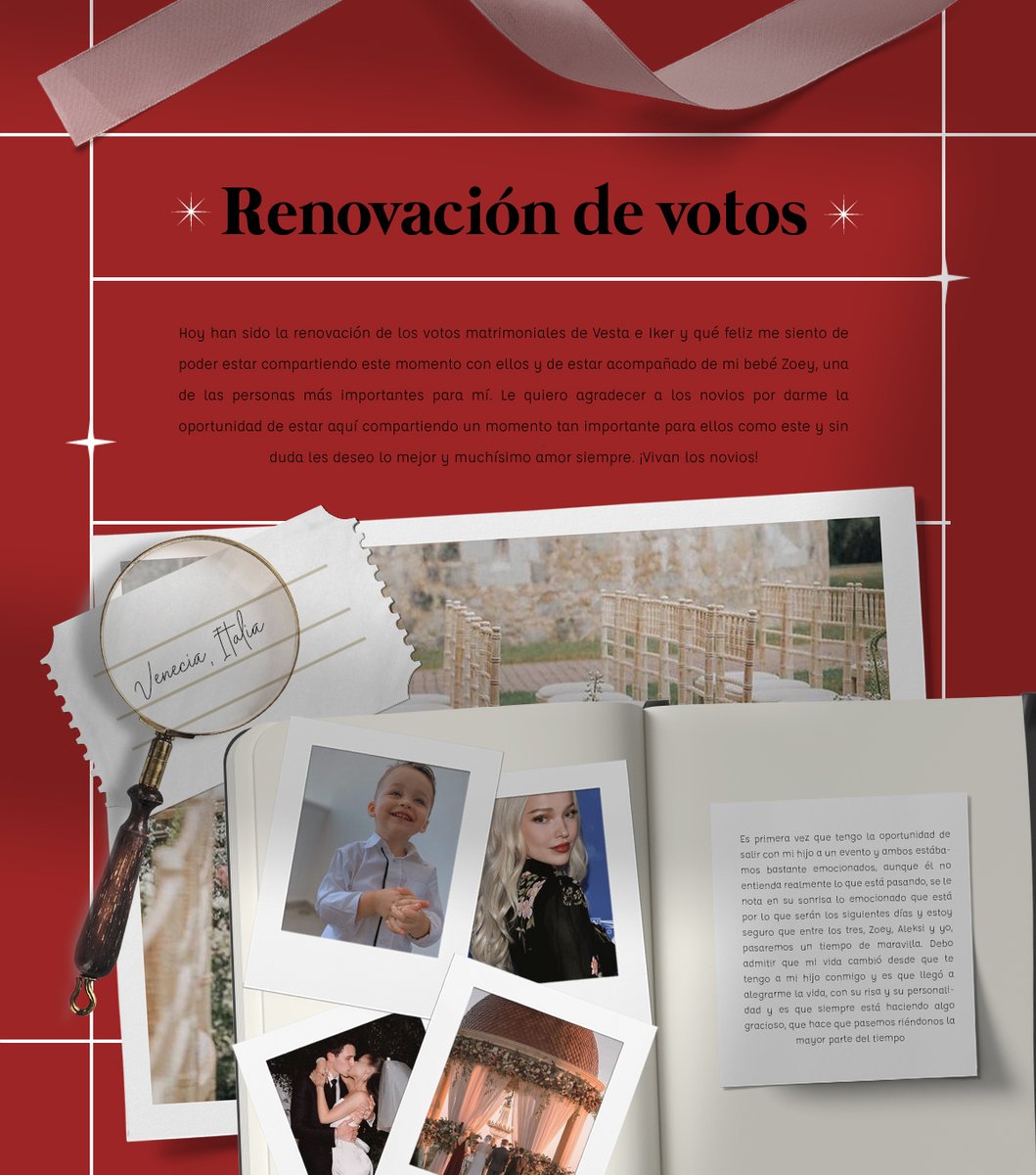 ameastrale's tweet photo. ยฉ๐
๐๐๐พ๐
๐๐๐๐พ๐๐๐'๐ ๐ป๐
๐๐
Hoy me encuentro celebrando la renovaciรณn de votos de Vesta y Ezaรจl y debo decir que me siento afortunado de que me dieran la oportunidad de estar presente. Sinceramente, les deseo lo mejor y muchรญsimo amor.
#DoubleYes #StClairsWedding https://t.co/5mvarG1TZd