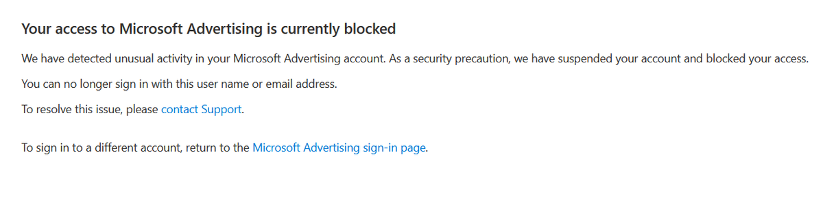 SubrataStart's tweet photo. @MSFTAdsSupport I never run ads from my email id, but its block, kindly look into the matter https://t.co/h1mt2zSBxF