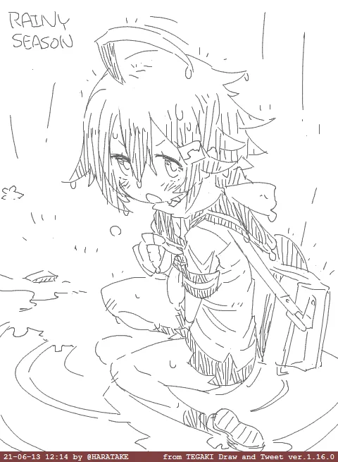 つゆ #tegaki_dt 