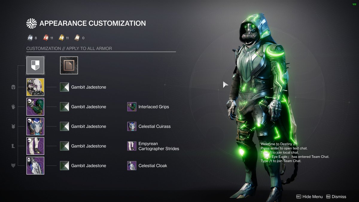 DragoniteRosser's tweet photo. My Toxic Scarecrow Build For #SplicerFashionShow 
Stay Dark Guardians
(p.s. bungie my stats are all 7s as an added plus) https://t.co/JG5t4jUZjH