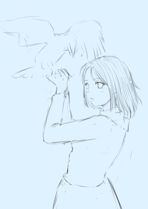 練習347日目です。昨日はいっぱいのいいねありがとうございます(^^)反応遅くてスミマセンm(_ _)m今回はエフェクト少しなのですが背景がヤバそうです(。>﹏<。)💦元画像が大好きなので気合は入ってます❗ #模写 #イラスト練習中 