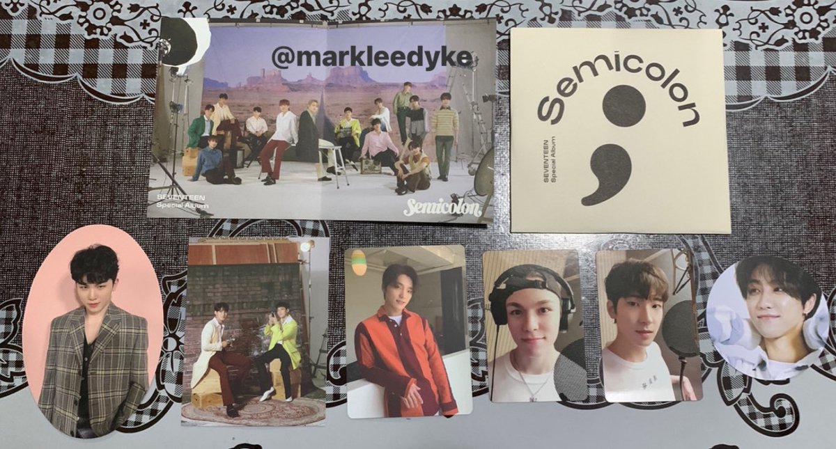 markleedyke's tweet photo. VENDA/VENDO

Álbum Seventeen Semicolon Joshua Ver. 

Acompanha weaving kit, pôster e itens exclusivos de pré-venda
Photocards: Vernon, Wonwoo 🤍

- Não vendo itens separadamente
- Não reservo

PREÇO: R$175,00 (frete não incluso)
Pagamento: transferência, depósito, pix, PayPal https://t.co/Vsa9KMzQbJ