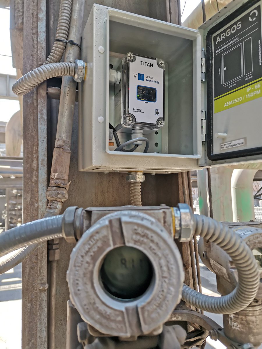 antonioreyesmir's tweet photo. El protocolo HART es muy común en los sistemas de control y supervisión de datos con instrumentos de campo. 
#TITAN-HART permite monitorear variables importantes del proceso, envío de datos a la nube @sigfox | @celularnetwork. 
@VERSETechnology  #IIoT  #Industry40 https://t.co/GFxmmL29TJ