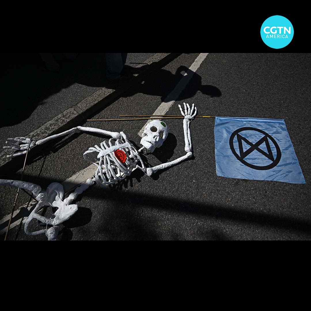 cgtnamerica's tweet photo. World leaders from the UK, the U.S., Canada, Italy, France, Germany, and Japan and guests discussed digital pandemic recovery efforts, trade and development, and #COVID19 vaccinations. #G7 #GroupofSeven #G7Summit #ExtinctionRebellion #ClimateChange #GlobalWarming #G7Protest https://t.co/5EP5YwjuEr