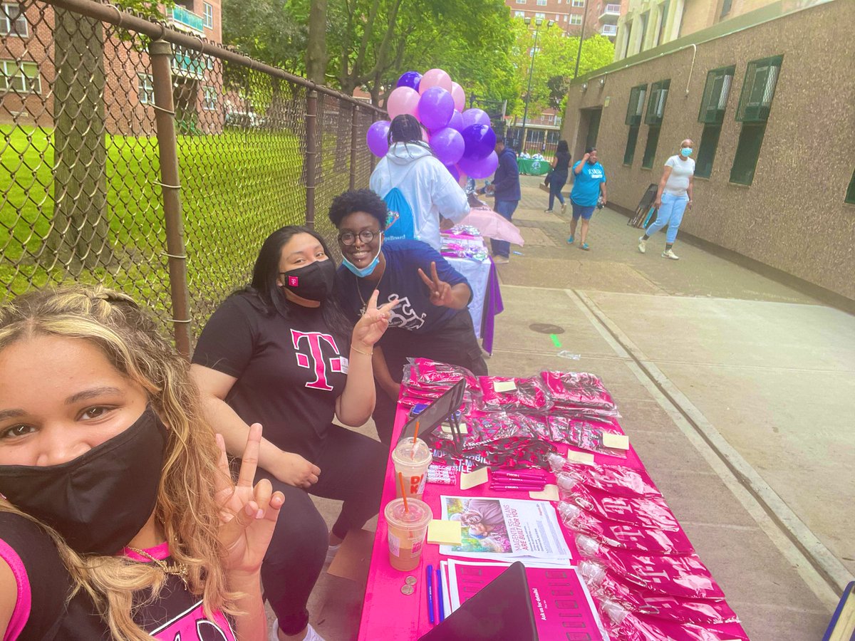 #4LSH #tmobile #mobilecity Community Events #chalkartfestival #countbasie #jamaica #queens #thechildcenter