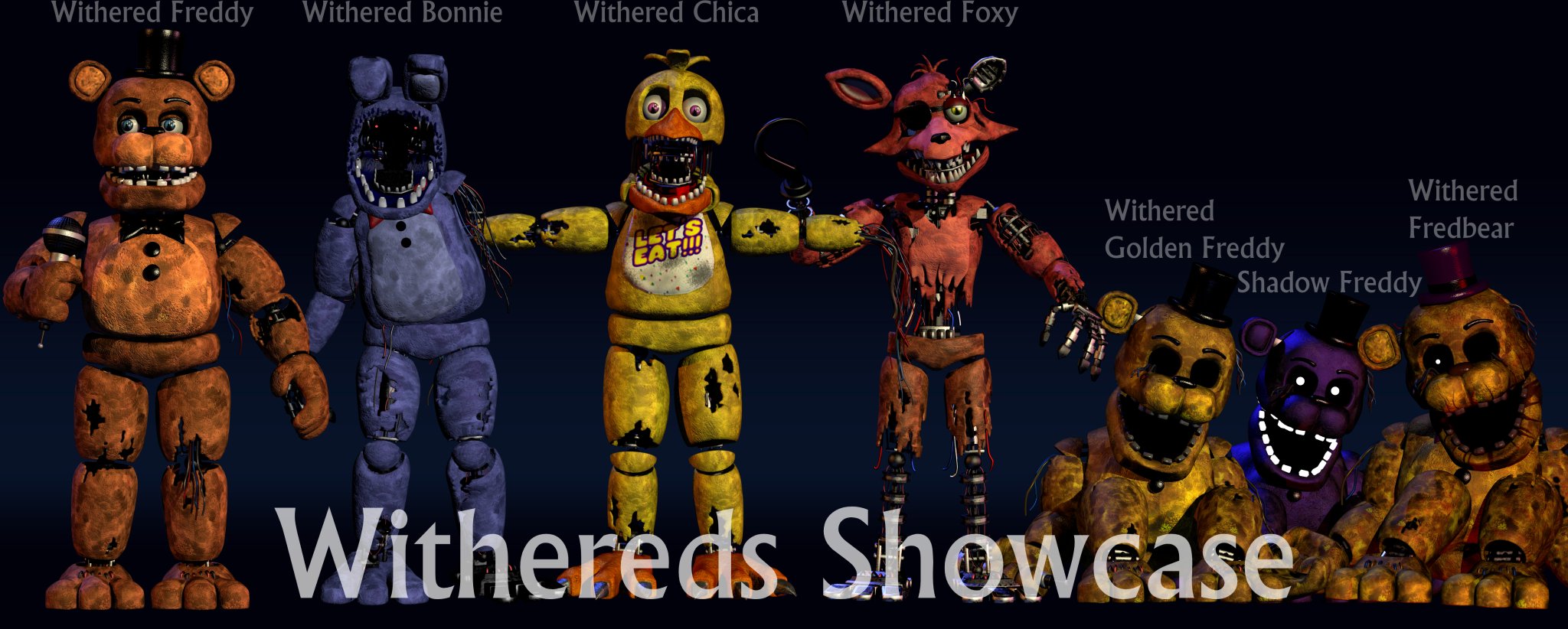 Ultimate FNaF Model Pack on X: Withered Chica by @tm_animations  @thunderbob333 Textures by @flaviuusss WFoxy and Unwithereds coming soon!   / X