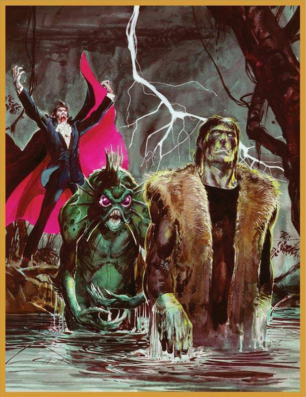 HPL_JDeLaughter's tweet image. 💀Frankenstein, a Deep One, a Vampire...where&apos;s the Mummy &amp;amp; the generic Werewolf entry? MARVEL IN THE 70s – LEGION OF MONSTERS🎨Art-Val Mayerik💀#MarvelUniverse #Frankenstein #Vampire #Mummy #Werewolf #Horror