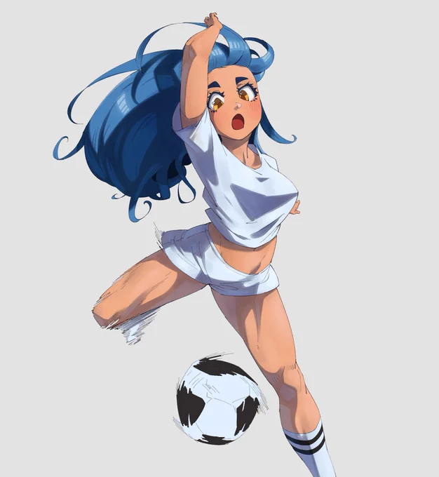 [oc] she kicc da boll 