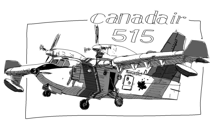 CL-215は60年代後半のデビューの古い飛行機だけど、名機なので息が長い。カナディアからボンバルディアに製造が移り、最近はまたカナディア・バイキングエアに権利が譲渡されたけど、更にアビオニクスなどを近代化したCL-515の開発が進んでるらしい。無骨でカッチョいい… <RT 