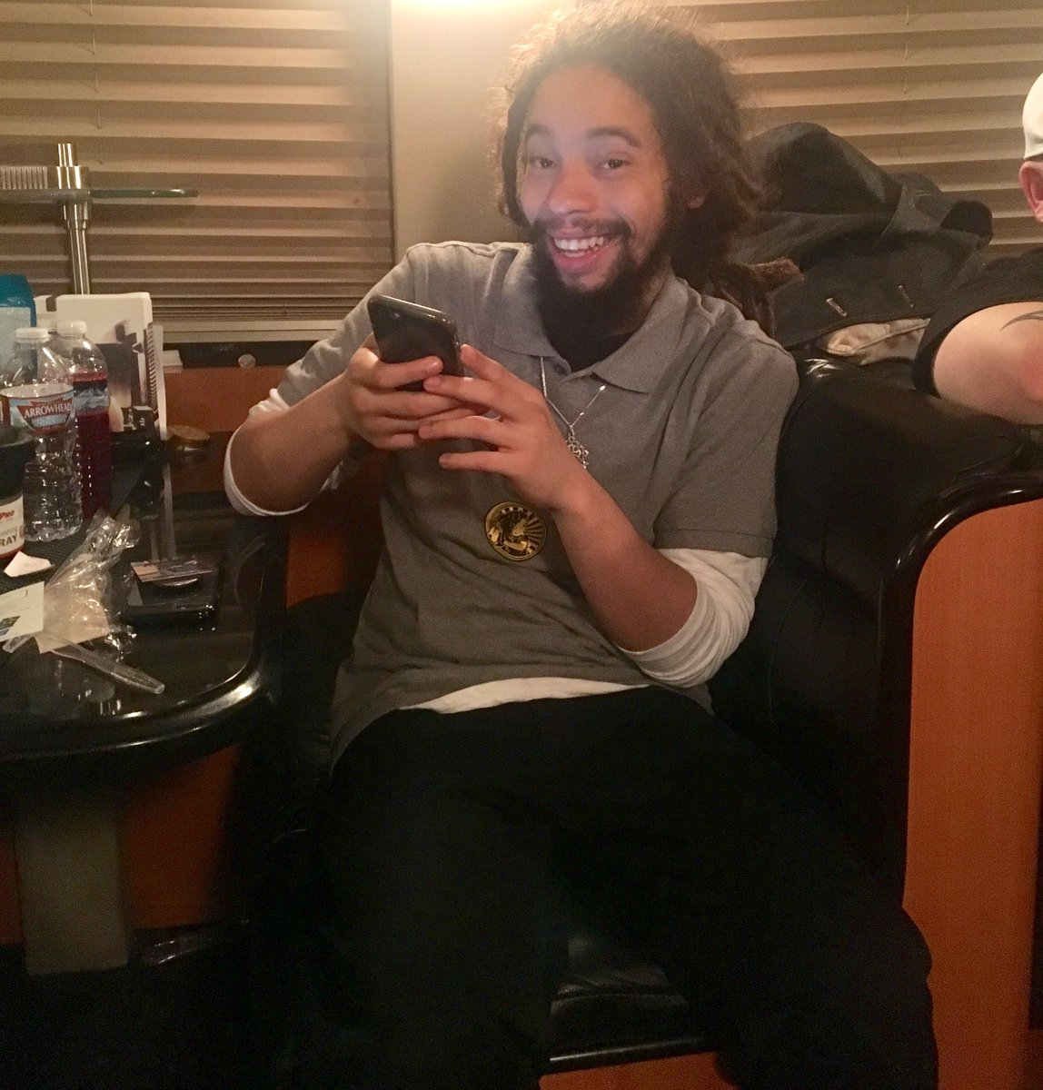 RSMoody's tweet photo. Had a nice zoom chat today with rising reggae star @jomersamarley about his new album; “Eternal.”@stephenmarley, you raised a beautiful young king! Look for my interview soon in @islandstagemag https://t.co/kKX9wGEStt! @destinemedia #jomersamarley #marley #reggae https://t.co/h1Rw2VEbuh
