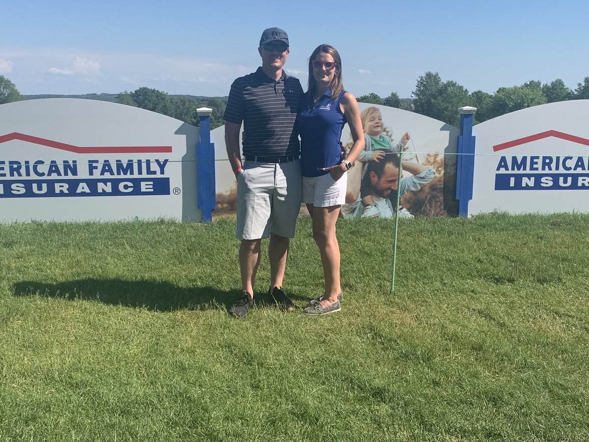 MichelleRustler's tweet image. Great day for some golf with my guys! #amfamchamp #iworkforamfam #uridge