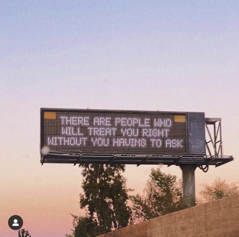 A gentle reminder.
