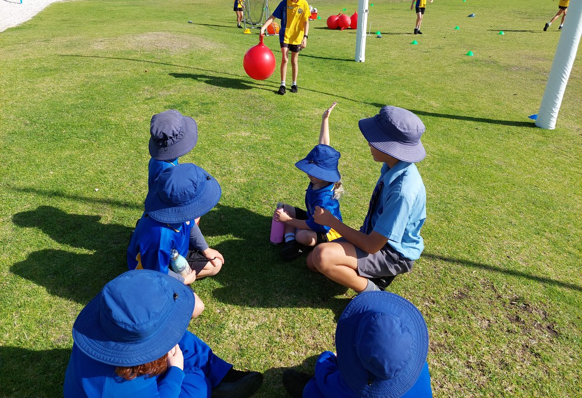 Happy St Anthony's Day! To celebrate the feast, our Year Six Student Leaders ran a mentally healthy fun day where they committed to running active activities in teams, for students from Pre-Primary to Year Five.  #FaithInAction #United @ActBelongCommit