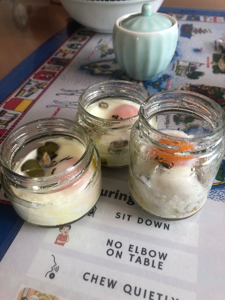 suZX6e4JcPNxUJh's tweet image. 上手に出来た。味も良好、家族もニッコリ。

#coddled-egg
#コドルドエッグ