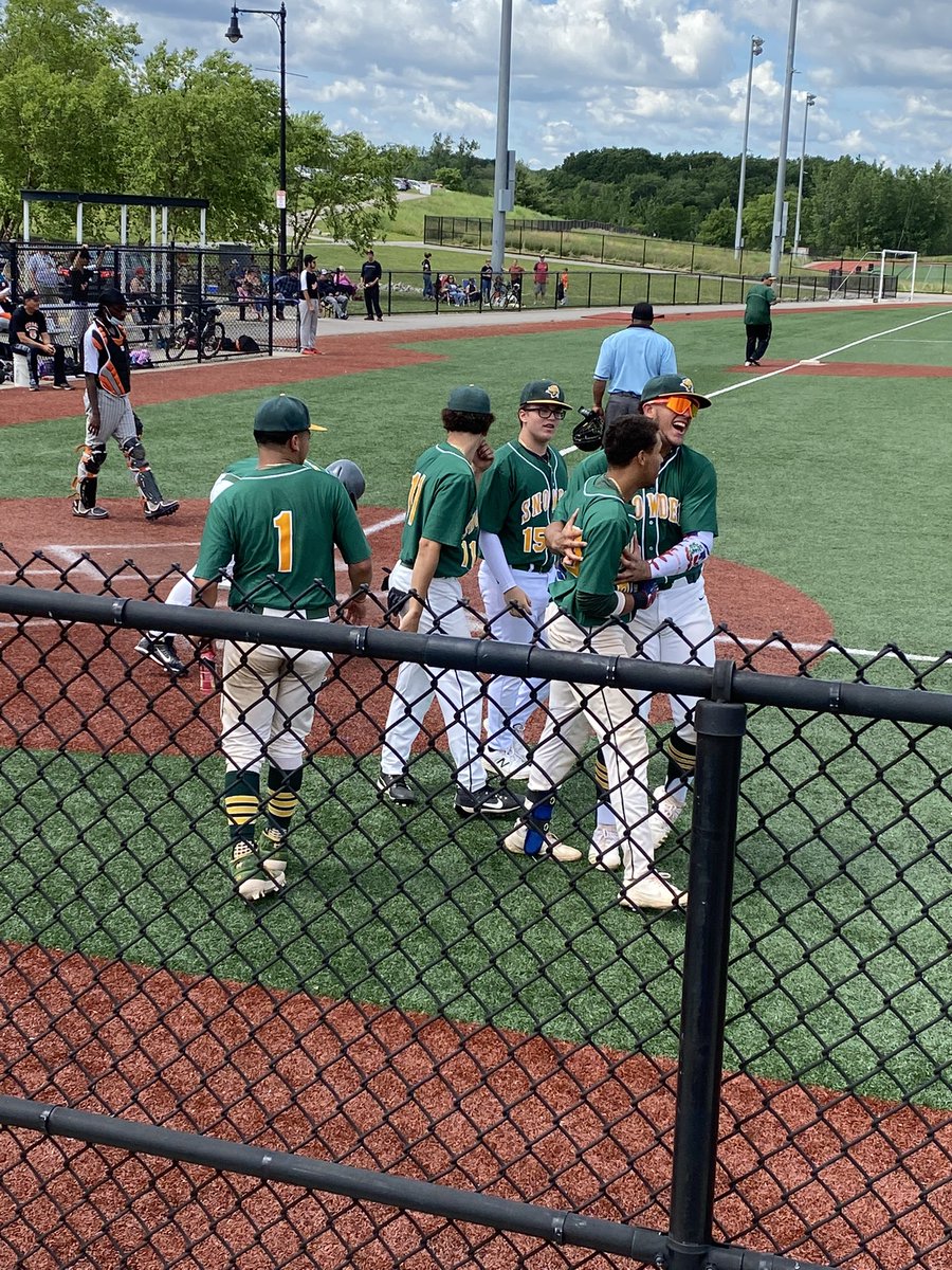 SnowdenIntBPS's tweet image. Congrats to our baseball team who won today against a tough Brighton High School team.  Tomorrow we play for the City Championship, at Honan Park at BC High!  Please come out to support the Cougars! @BostonSchools