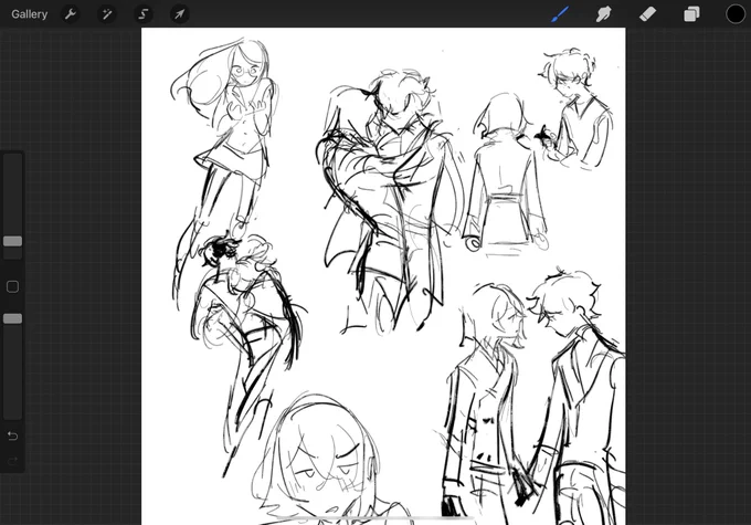 initially i doodled that sumi on a shuake doodle page so she just looks so. like Get me outta here 