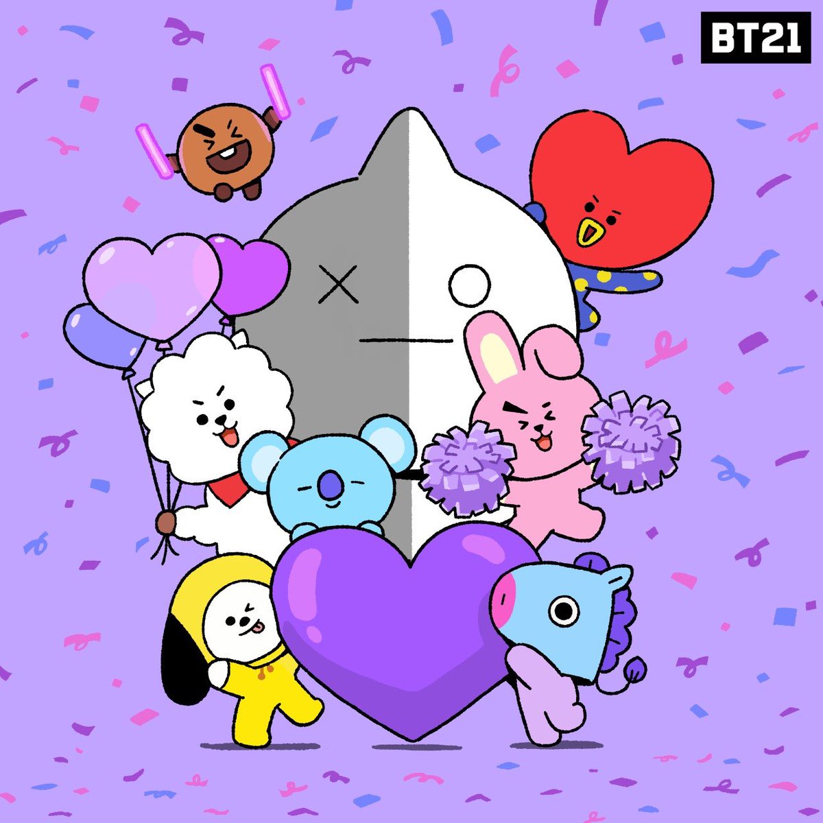 🎉hooOooray!💐💜🤍

#feelinggood #goodvibes #excited #happyday #BT21