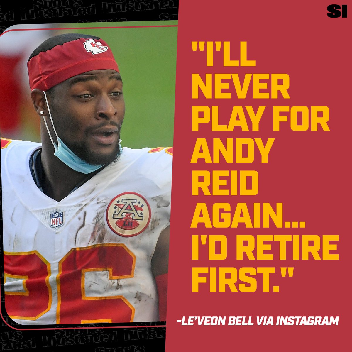 Sports Illustrated On Twitter Le Veon Bell Took A Shot At Andy Reid In An Instagram Comment Earlier Today Https T Co Epnkx5qmam Sports Illustrated On Twitter Le Veon Bell Took A Shot At Andy Reid In An Instagram Comment Earlier Today Https T Co Epnkx5qmam