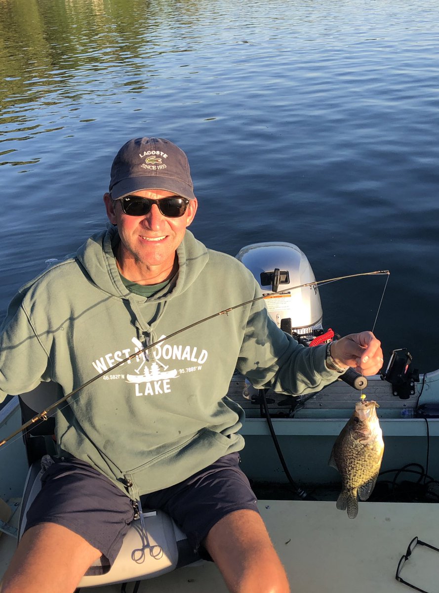 DrewWrigley's tweet photo. 5 minutes in…a bass and a crappie….bite’s on! #WestMac. @chriscoste27 https://t.co/arLDsgfdYf