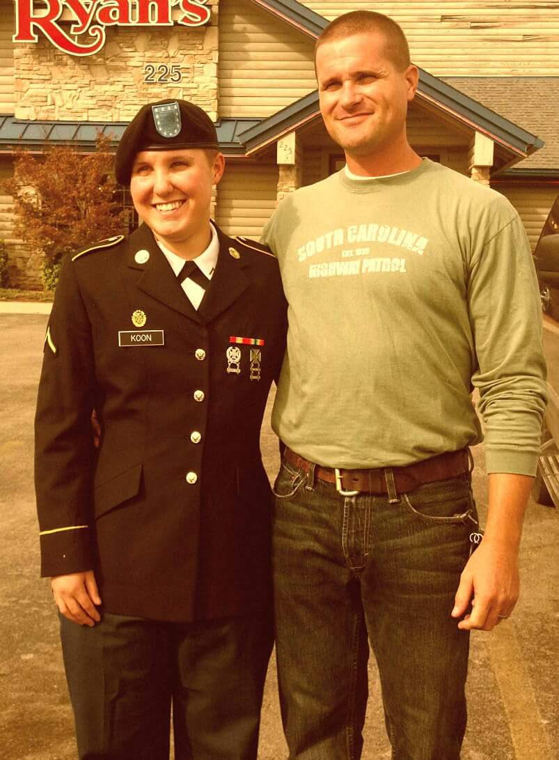 TROOPER SPOTLIGHT: Corporal Scottie Koon  has been on the SC Highway Patrol for eleven years and was recently promoted back in February. He and his wife Leslie have three kids Kayla (30) Reagan (14) and Leighton (5). He is a member of our Honor Guard and A-CERT.