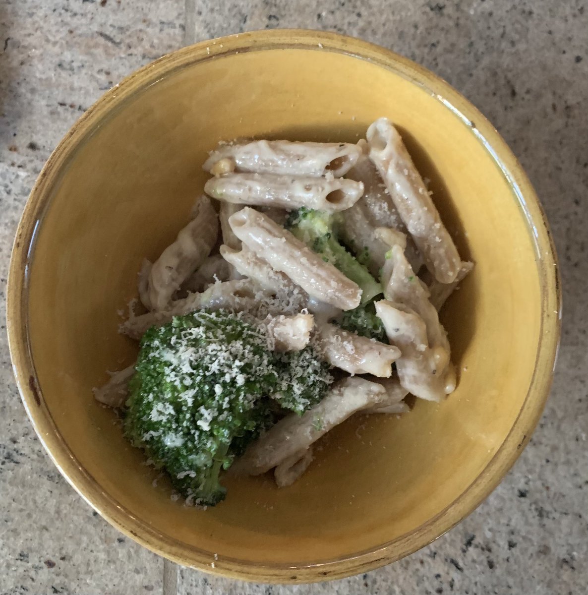 Creamy mascarpone pasta with broccoli and pine nuts. 
#pasta #bella #mascarpone