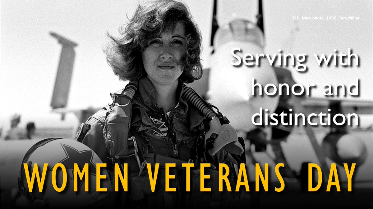 Texas is home to more women veterans than any other state. Today & every day, we celebrate these extraordinary women—like Tammy Jo Shults, one of the Navy’s first female F/A-18 Hornet pilots & a Texas Women’s Hall of Fame member. #womenveteransday