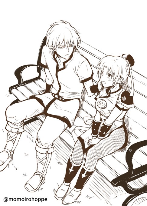 ヒュンマオンリーお疲れさまでした絵。ベンチのヒュンマがとてもかわいかったので(*'ω'*)
自分(アバター)も間に挟まってヒュンマの香り嗅いでたけど、あ、これ自分邪魔やなってすぐ退散したよね 