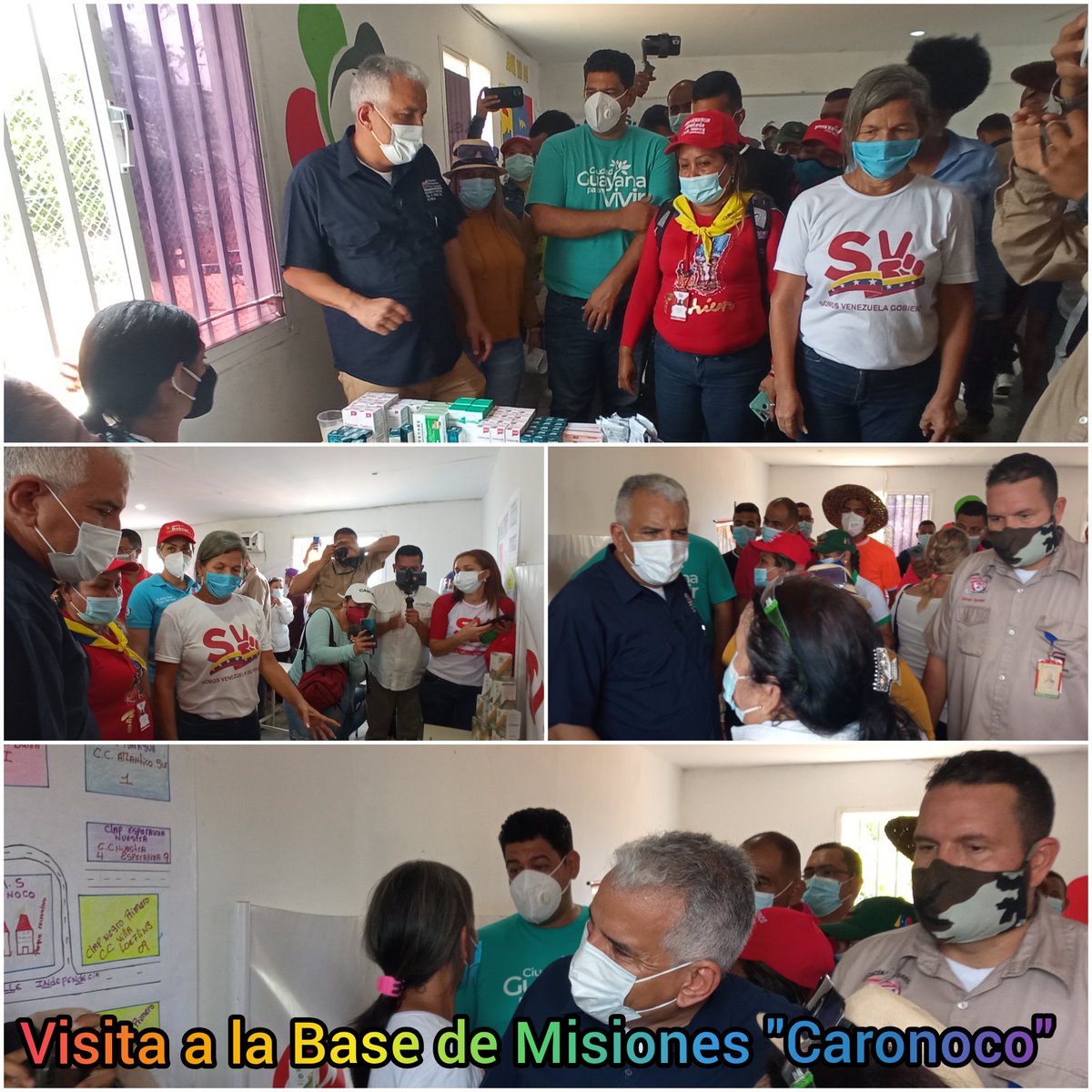 sinbolttrafe's tweet photo. #12Junio 📸💉💊😷| Cumpliendo instrucción del Pdte @NicolasMaduro en el plan de atención a las víctimas de la guerra económica, el Min @dip_joserivero, la #ClaseObreraFMO junto al Líder #AlfredoSpooner visitamos la Base de Misiones #Caronoco dónde se efectuó Jornada Integral https://t.co/Ec9MooRY5K
