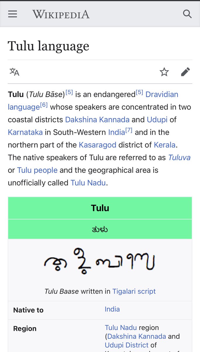 vikaskottari's tweet photo. This is really sad that Tulu is identified to be an endangered language by UNESCO #TuluOfficialinKA_KL #TuluOfficialinKA_KL #Tulu #kudla #mangalore https://t.co/jJPcBWQbZp