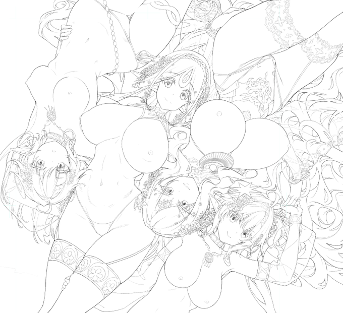 なんか線画細かくない??? 