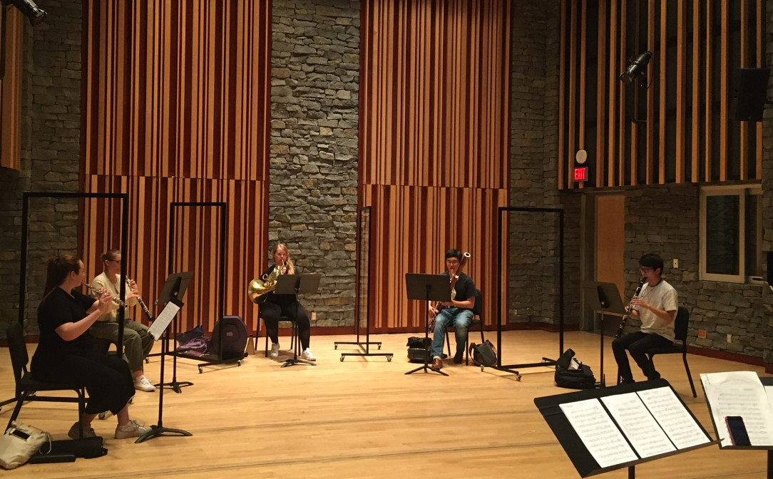 Day 1 of the in-person VSOI Chamber Music Intensive! 13 ensembles will meet their coaches for their first coachings this weekend at the <a href="/VSOMusicSchool/">VSO School of Music</a>. Welcome Chamber Music Students! 
Thank you <a href="/RBC/">RBC</a> Foundation for your support
#VSOI2021 #RBCEmergingArtists