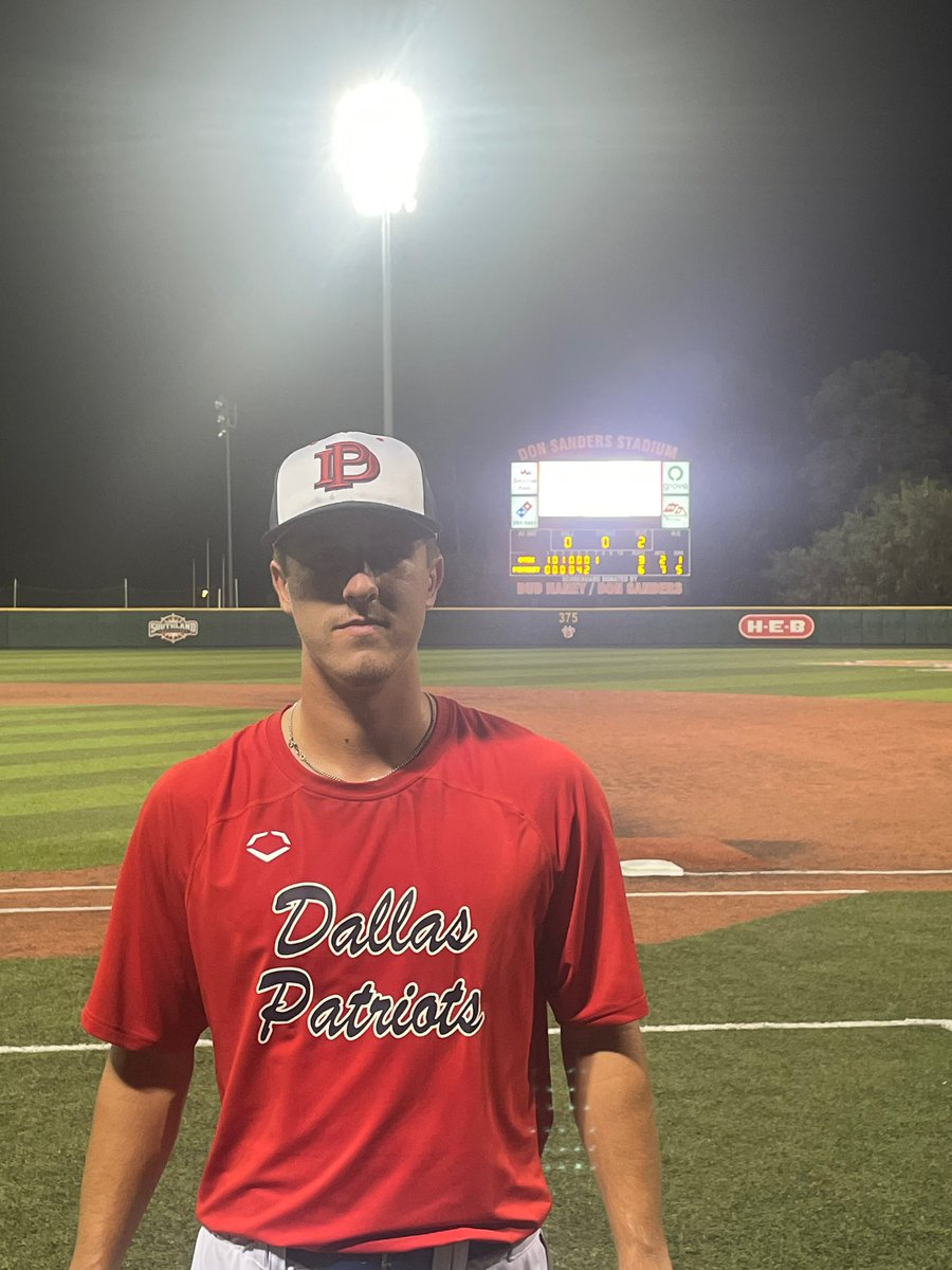 .<a href="/conniemackwsbb/">Connie Mack World Series</a> F: <a href="/DallasPatriots/">Dallas Patriots</a> 2021 6, Stix 2021 2
PoG: <a href="/masonpoppen9/">Mason Poppen</a> 1-2, 3B, 3 RBI, R
Pitcher: <a href="/HrbacekCooper/">Cooper Hrbacek</a> 6IP, 5K, ER
Notable: <a href="/josiahlewiss/">josiah lewis</a> 2-4, RBI, R