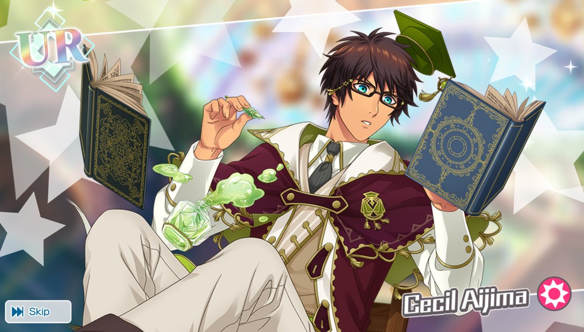 TeacupPiyo's tweet photo. I found the 11-Shot-Passes from Natsuki's and Syo's birthdays in my inbox today 🤭
Welcome home, Cesshi! 💚

The SL card was a flip! I've never had a card flip before and got 3 this week! I just hope it's to balance the bad pulls from the past, not the ones from the future... https://t.co/Fv2dYwQrdE